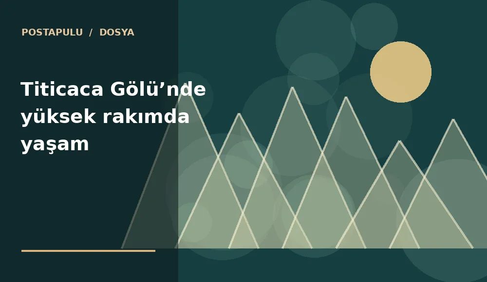 Titicaca Gölü’nde yüksek rakımda yaşam