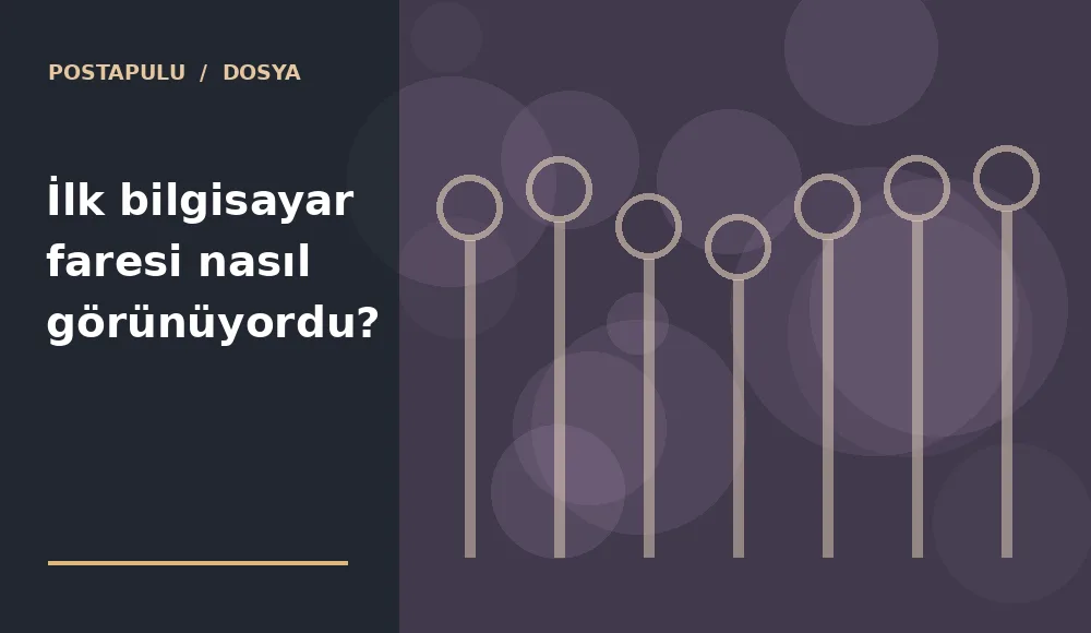 İlk bilgisayar faresi nasıl görünüyordu?