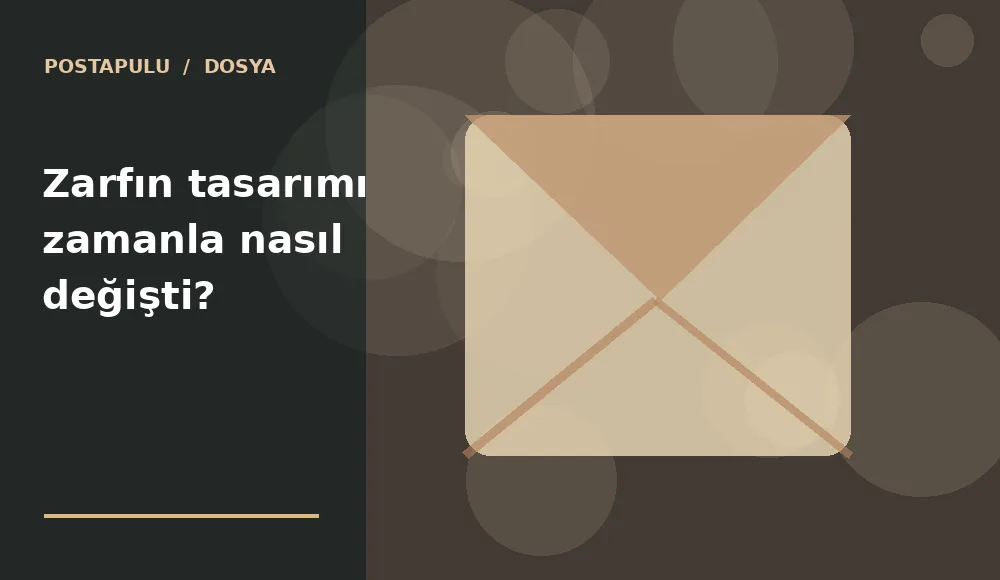 Zarfın tasarımı zamanla nasıl değişti?